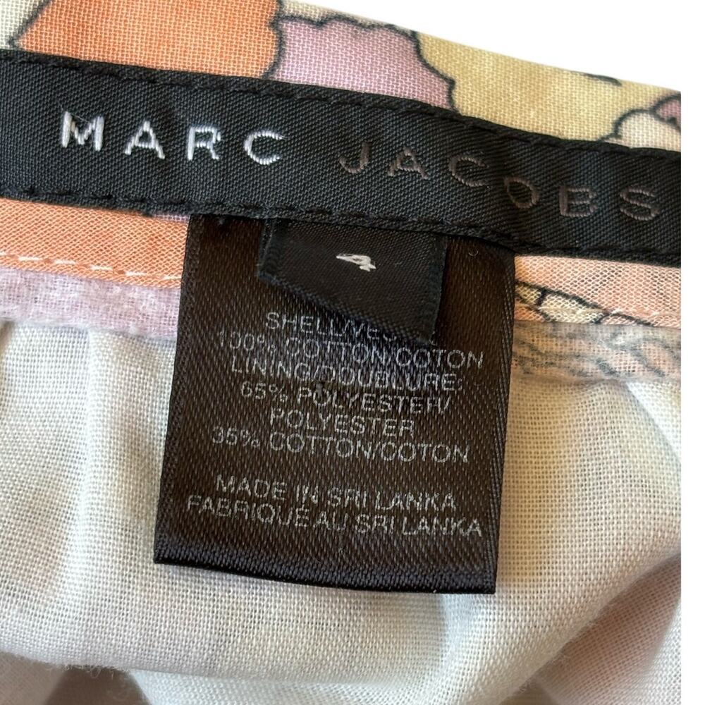 Marc Jacob’s Skirt Size 4 Ruffled Flare Whimsical Pastel Print Twirl - Picture 8 of 8